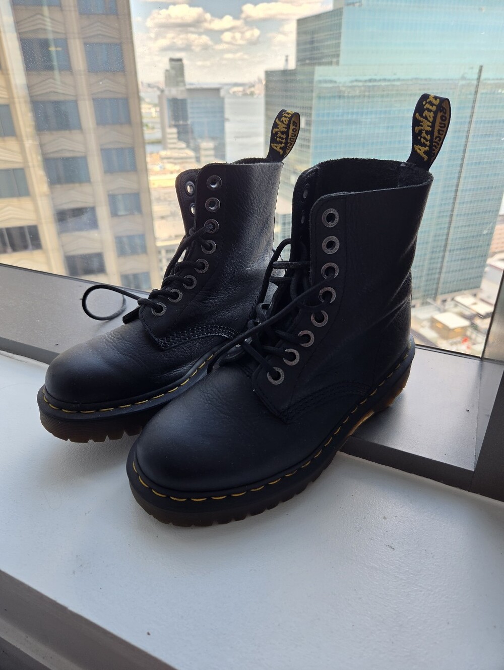 Dr. Martens Black Combat Boots